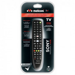 Meliconi Gumbody Personal 3 plus telecomando IR Wireless TV Pulsanti
