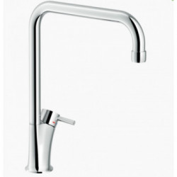 Nobili CU92813CR - Miscelatore Monocomando, con Doccetta Estraibile, Due Getti, Finitura Cromo