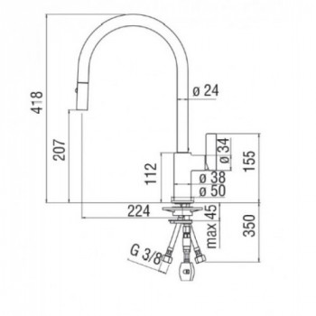 Nobili FL96137CR Serie Flag... 2