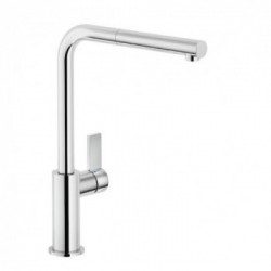 Nobili FL96127CR Serie Flag - Miscelatore Cucina, Serie Flag, Bocca Girevole, Finitura Cromo