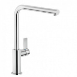 Nobili FL96133CR Serie Flag - Miscelatore Cucina, Monocomando, Bocca Girevole, Finitura Cromo