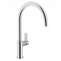 Nobili FL96113CR Serie Flag - Miscelatore Cucina, Monocomando, Bocca Girevole, Finitura Cromo