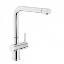 Nobili LV00113CR Serie Live - Miscelatore Cucina, Monocomando, Bocca Girevole, Finitura Cromo