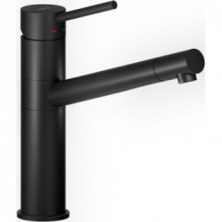 Nobili SN00713BM serie Snow - Miscelatore Cucina Serie, Monocomando, Aereatore Anticalcare, Finitura Nero