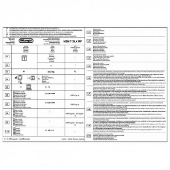 De’Longhi NSM 7 XLX RF... 2
