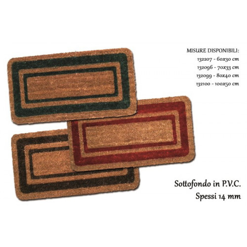 TAPPETO ZERBINO COCCO CLASSIC 14 70X33