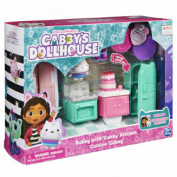 Gabby's Dollhouse , La cucina di gattino Dolcetto, mini playset stanze della casa, giochi per bambini dai 3 anni in su