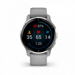 Garmin Venu 2 Plus GPS 3,3 cm (1.3") AMOLED 43 mm Grigio, Argento GPS (satellitare)