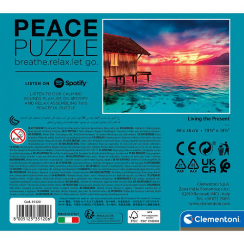 Clementoni Peace Collection 35120 puzzle 500 pz