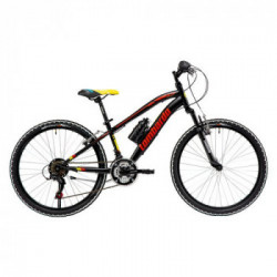 Bicicletta Cicli Lombardo DY2403 TROPEA Nero, Rosso e Giallo lucido