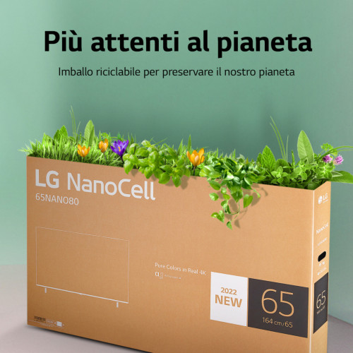 LG NanoCell 65'' Serie NANO76 65NANO766QA 4K...