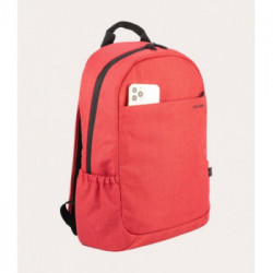 Tucano Speed ​​15" zaino Zaino casual Rosso Tessuto