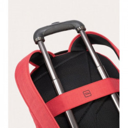 Tucano Speed ​​15" zaino Zaino casual Rosso Tessuto