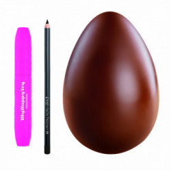 Diego dalla Palma Uovo My Happy Toy: Uovo 230g Majani Cioccolato Al Latte + Mascara Myhappytoy 13ml + Matita Occhi 18cm