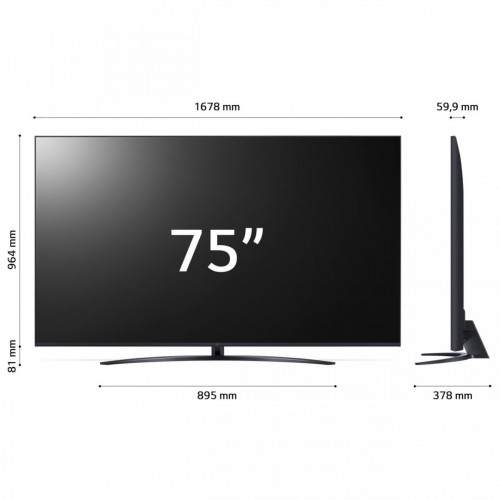 LG UHD 75'' Serie UR81 75UR81006LJ, TV 4K, 3...