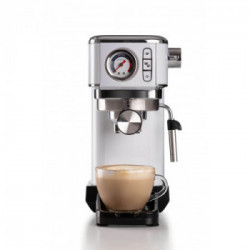 Ariete 1381 Macchina da caffè con manometro, compatibile con caffè in polvere e cialde ESE, 1300 W, Capacità 1,1 L, 15 bar
