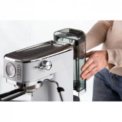 Ariete 1381 Macchina da caffè con manometro, compatibile con caffè in polvere e cialde ESE, 1300 W, Capacità 1,1 L, 15 bar