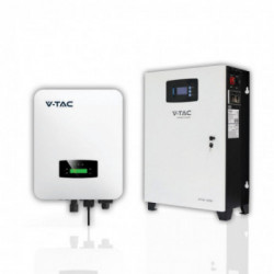 KIT Fotovoltaico 6kW con Batteria di Accumulo LiFePO4 10 KWh (SKU 11447) e Inverter Monofase Ibrido con Accessori inclusi (SKU