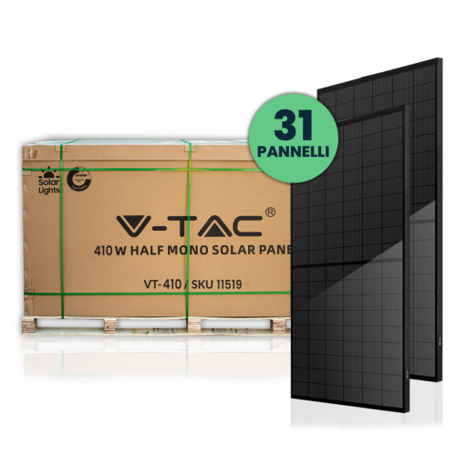 Bancale 13kW (12.71 kW) con 31 Pannelli Solari...