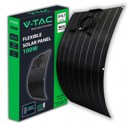 Pannello Solare Fotovoltaico 100W Flessibile...