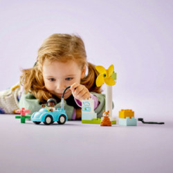 LEGO DUPLO Turbina eolica e auto elettrica