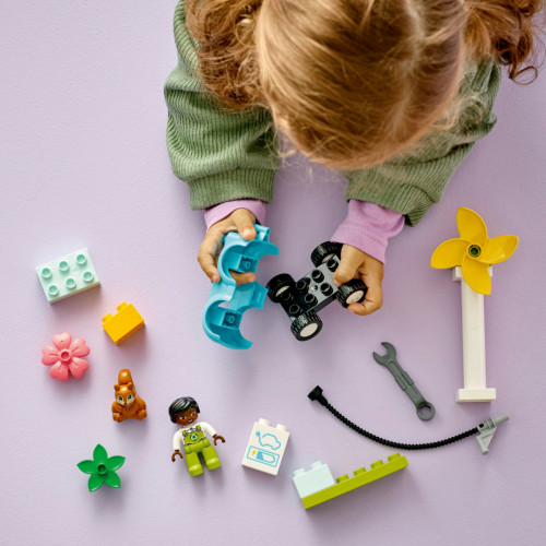 LEGO DUPLO Turbina eolica e auto elettrica