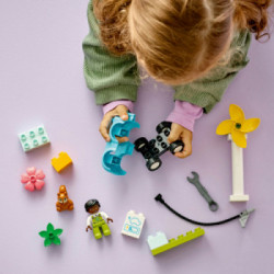 LEGO DUPLO Turbina eolica e auto elettrica