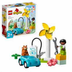LEGO DUPLO Turbina eolica e auto elettrica