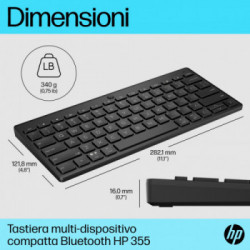 HP Tastiera Bluetooth multi-dispositivo compatta 355