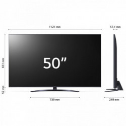LG UHD 50'' Serie UR81 50UR81006LJ, TV 4K, 3 HDMI, SMART TV 2023