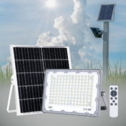 GBC FARO LED SOLARE DA ESTERNO PRO100 FARO LED SOLARE DA ESTERNO 2000LM CON PANNELLO