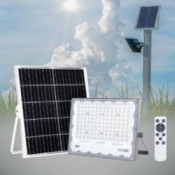 GBC FARO LED SOLARE DA ESTERNO PRO200 FARO LED SOLARE DA ESTERNO 2400LM CON PANNELLO