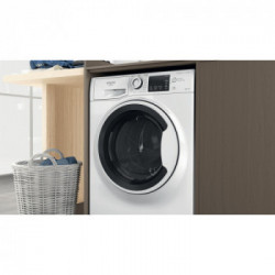Hotpoint NDB 10736 WA IT lavasciuga Libera installazione Caricamento frontale Bianco D