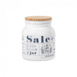 Barattolo Bormioli Rocco VICTORIANA Pharma Sale Bianco opale decorato