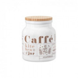 Barattolo Bormioli Rocco VICTORIANA Pharma CaffÃÂ¨ Bianco opale decorat