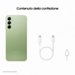 Samsung Galaxy A14 Display LCD FHD+ 6.6", Android 13, 4GB RAM, 64GB, Doppia SIM, Batteria 5.000 mAh, Light Green