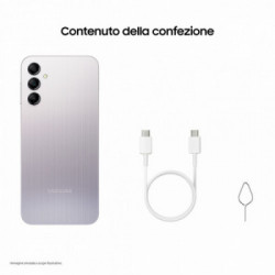 Samsung Galaxy A14 Display LCD FHD+ 6.6", Android 13, 4GB RAM, 64GB, Doppia SIM, Batteria 5.000 mAh, Silver