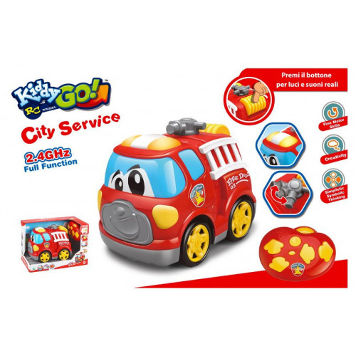 KiddyGO! Primo Camion Pompieri R/C