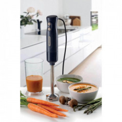 Ariete 601 Hand Blender Breakfast, Frullatore a immersione, 700 W, 2 velocità, Lama in acciaio inox, Gamba removibile,