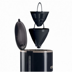 Ariete 1394 Drip Coffee Machine, Macchina per caffè americano, Capacità 12 tazze, Finestra livello acqua, Indicatore luminoso