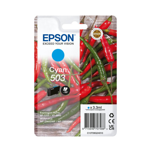 Epson 503 cartuccia d'inchiostro 1 pz Originale...