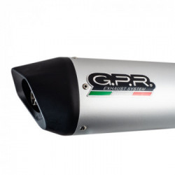 Scarico GPR Tuning Furore alluminio L.280mm 90 X 120mm Silenziatore Racing con dbkiller Furore alluminio