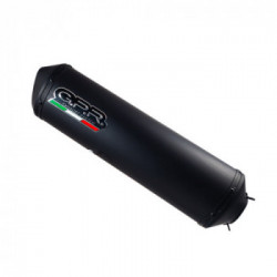 Scarico GPR Tuning Ghisa L.400mm 90X120 OVAL Silenziatore Racing con dbkiller Ghisa