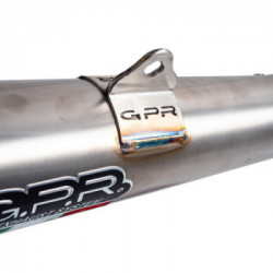 Scarico GPR Tuning PowercroSs L.200mm CONICO 80 120mm Silenziatore Racing con dbkiller Power Cross Corto