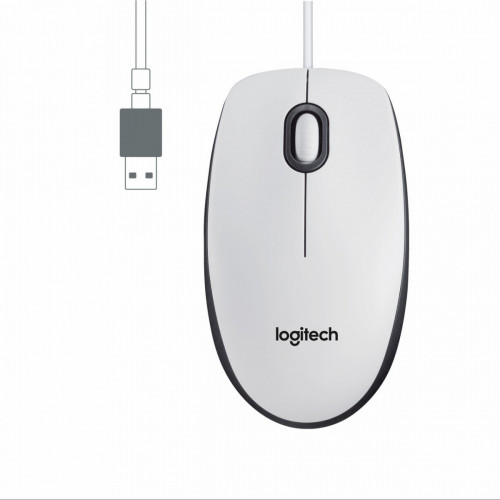 Logitech M100 mouse Ambidestro USB tipo A...