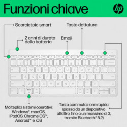 HP Tastiera Bluetooth multi-dispositivo compatta 350