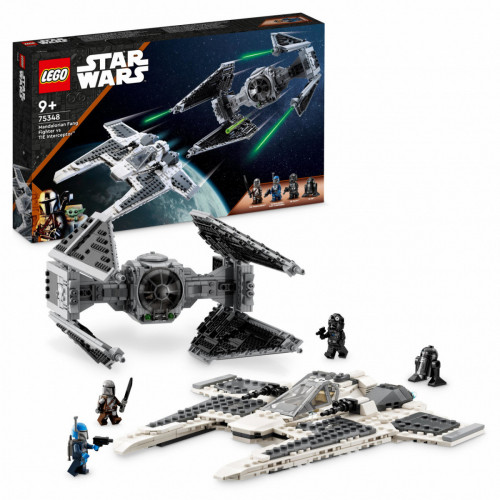LEGO Fang Fighter mandaloriano vs TIE Interceptor