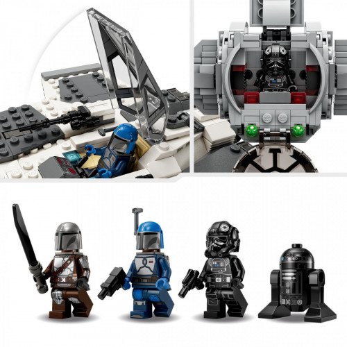 LEGO Fang Fighter mandaloriano vs TIE Interceptor