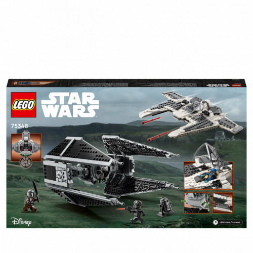 LEGO Fang Fighter mandaloriano vs TIE Interceptor