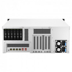 QNAP TS-H3087XU-RP NAS Armadio (4U) Collegamento ethernet LAN Nero, Bianco E-2378